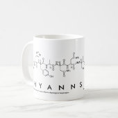 シャーンペプチド名mag コーヒーマグカップ (正面左)