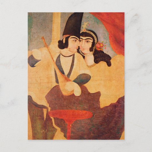 シャー・アッバス裁判所からの裁判所 ポストカード (正面)