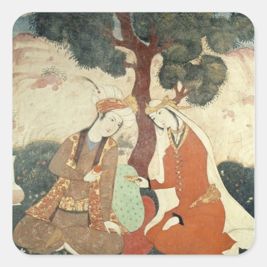 シャー・アッバス1世のシーン・ガランテ スクエアシール (正面)