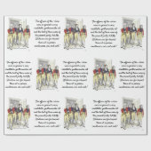 シャー·ミリシアの将校ジェーン·オーステン ラッピングペーパー (フラット)