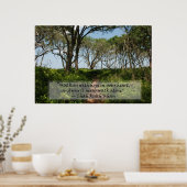 シャー・ルク・カーン引用文 – 希望を持って歩いて….. ポスター (キッチン)