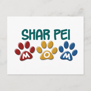 シャーPEIマムポープリント1 ポストカード