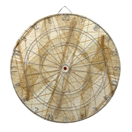 シュアクリームベージュレース葉ズ ダーツボード (正面)