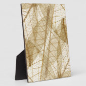 シュアクリームベージュレース葉ズ フォトプラーク (側面)