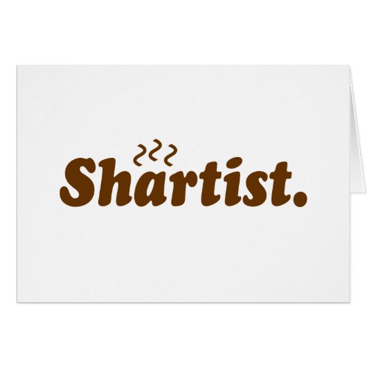 シュアーティスト。グリーティングカード (正面横)