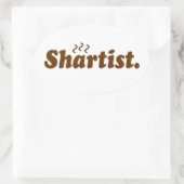 シュアーティスト。 楕円形シール (バッグ)