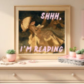 シュイムズウォール読アートドルムルームデコールレトロ ポスター