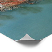 シュイルキルキルリバー秋ツリーズプリント ポスター (角)