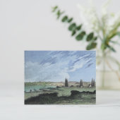 シュイルキル川フィラデルフィア1827カバーブリッジ ポストカード (スタンド正面)