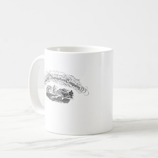 シュイルキル航法会社の株券 コーヒーマグカップ (正面左)