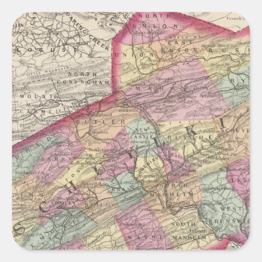 シュイルキル郡 スクエアシール (正面)