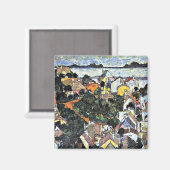 シュイレ島 – リュマウ島の夏の風景 マグネット (正面/裏面)