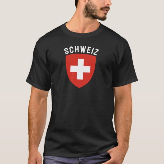 シュウィズ語(ドイツ話語 – スイス) Tシャツ (正面)