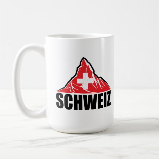 シュウィズ・マッターホルン・スイス コーヒーマグカップ (左)