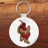 シュウィートックレッド キーホルダー (正面)