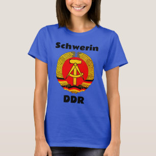 シュウェリーン、DDR、 シュウェリーン、ドイツ、東ドイツのオッシ Tシャツ