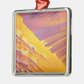 シュウ酸の水晶 メタルオーナメント (左)