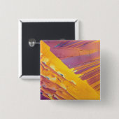 シュウ酸の水晶 缶バッジ (正面&裏面)