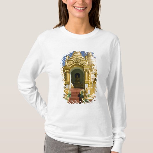 シュエダゴン・パゴダ(大寺院) 4 Tシャツ (正面)