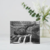 シュエッセンチュンペル滝ルクセンブルグモノクローム ポストカード (スタンド正面)
