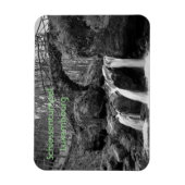 シュエッセンチュンペル滝ルクセンブルグモノクローム マグネット (縦)