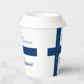 シュオメン・カンサルリスパイヴァ・フィンランド国旗 紙コップ (右)