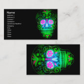 シュガクールースカルヴィンテージレトロアート 名刺 (正面/裏面)