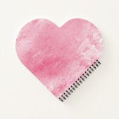 シュガーかわいらしピガーリーンクグリッターヒョウ ノートブック (裏面)