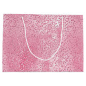 シュガーかわいらしピガーリーンクグリッターヒョウ ラージペーパーバッグ (裏面)