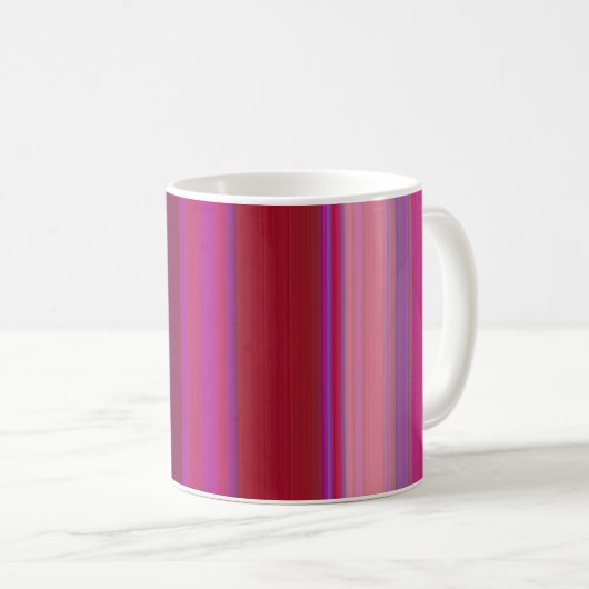 シュガーのキャンディストライプ コーヒーマグカップ (正面右)