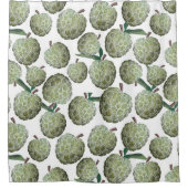 シュガーアップルウォーター色 シャワーカーテン (正面)