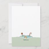 シュガーアンドスパイスジンジャーブレッドハウスデコレーション パーティー 招待状 (裏面)