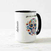 シュガーカラフルスカルディアデロスムエルトス マグカップ (正面右)