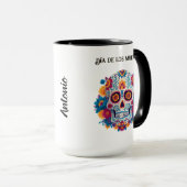 シュガーカラフルスカルディアデロスムエルトス マグカップ (正面右)