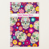 シュガーカラフルスカルフィエスタオンパープル プランナー手帳 (正面)