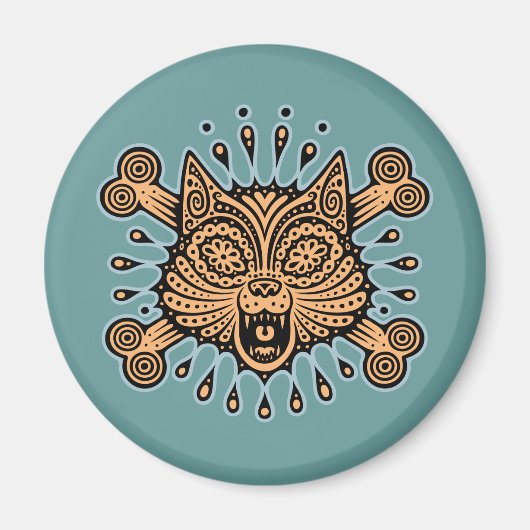 シュガーキャット海賊 マグネット (正面)