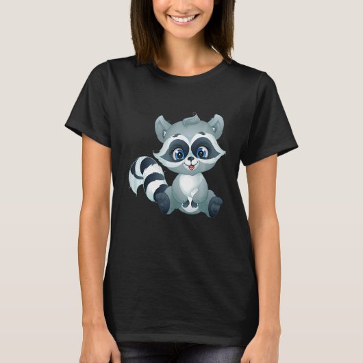 シュガーキュートラクーンベビー Tシャツ (正面)