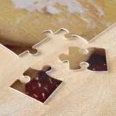 シュガークッキーハート型レッドフォト ジグソーパズル (側面)