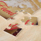 シュガークリスマスクッキーハート形レッドフォト ジグソーパズル (側面)