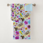 シュガーグライダーかわいいフローラ バスタオルセット (インサイチュ)