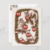 シュガーグライダーのクリスマスポストカード シーズンポストカード (正面/裏面)