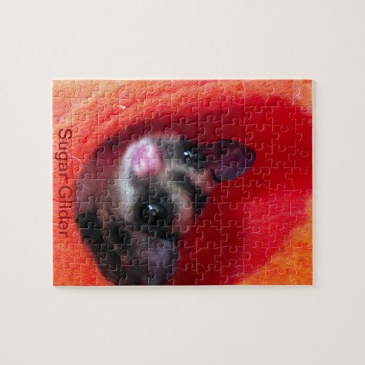 シュガーグライダーインオレンジぶら下がったズベッド ジグソーパズル (横)