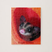 シュガーグライダーインオレンジぶら下がったズベッド ジグソーパズル (縦)