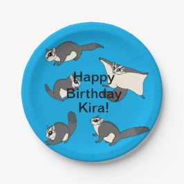 シュガーグライダー誕生日 ペーパープレート