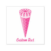 シュガーコーンアイスクリーム セルフインキングスタンプ (デザイン)