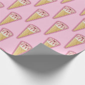 シュガーコーンアイスクリーム ラッピングペーパー (角)