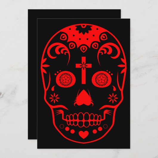 シュガーシュクルズ 招待状 (正面/裏面)