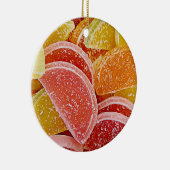 シュガージェリーキャンディーズリアルなフードクリスマス セラミックオーナメント (右)