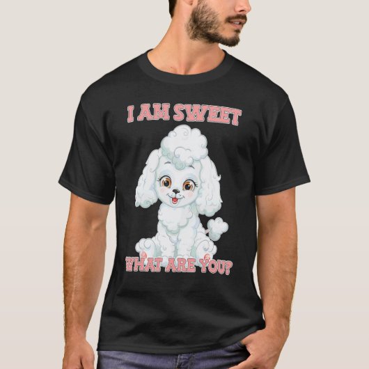 シュガースイートプードル Tシャツ (正面)