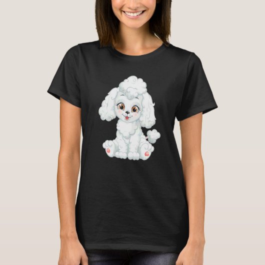 シュガースイートプードル Tシャツ (正面)